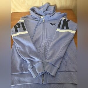 Victoria's‎ Secret PINK Lavender Full Zip Hoodie Women's Small